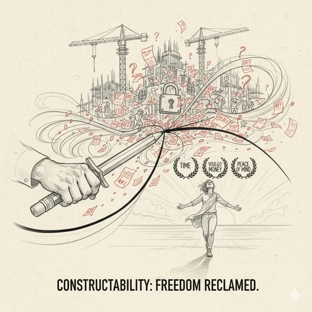 Freedom from construction limitations concept art